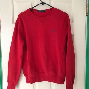 Red Polo Sweatshirt